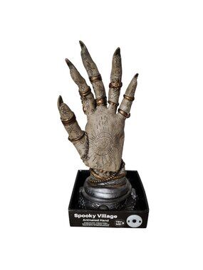 Spooky Village Animated Hand Halloween Decor Sound-Activated Motion